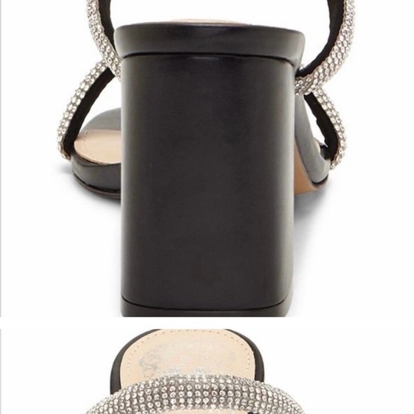 Vince Camuto VC Magaly Embellished Crysyal Strap Heels Sandals Size 8.5 New - Picture 10 of 10